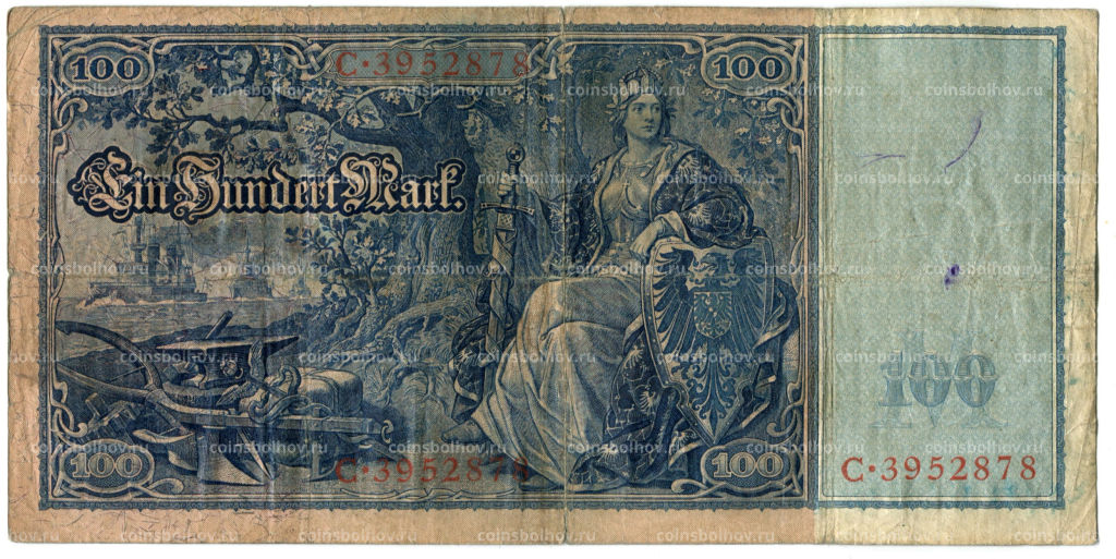 100 марок 1910 года Германия