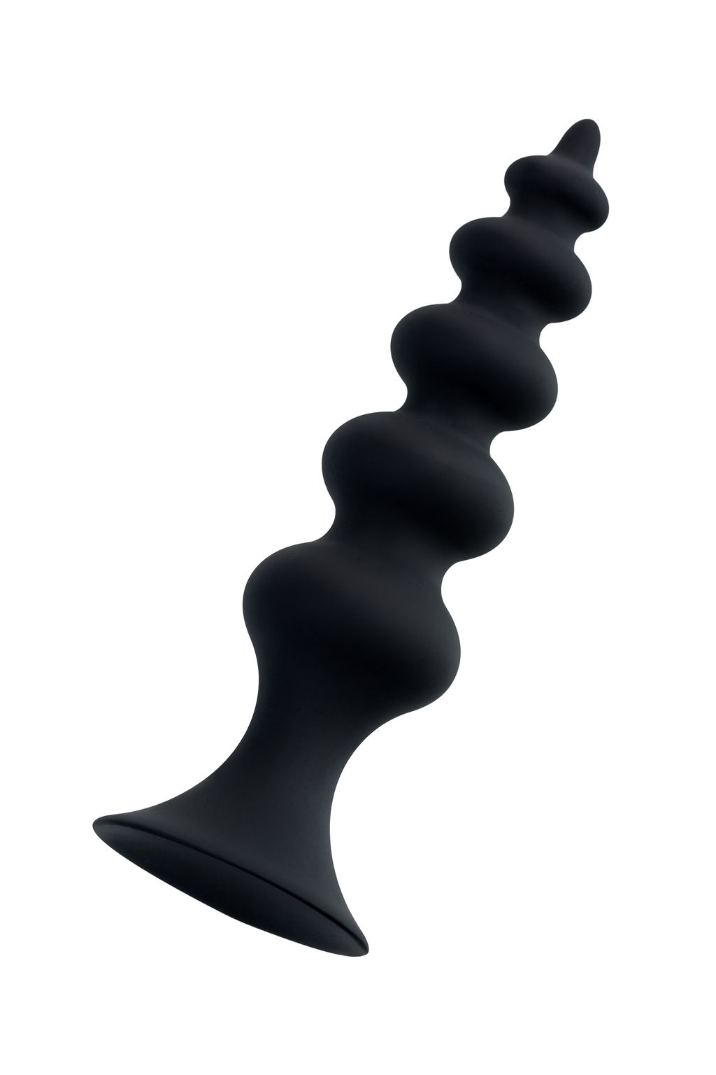 Анальная втулка POPO Pleasure by TOYFA Indi, водонепроницаемая, силикон, черная, 11,5 см, 2,9 см  фото 3