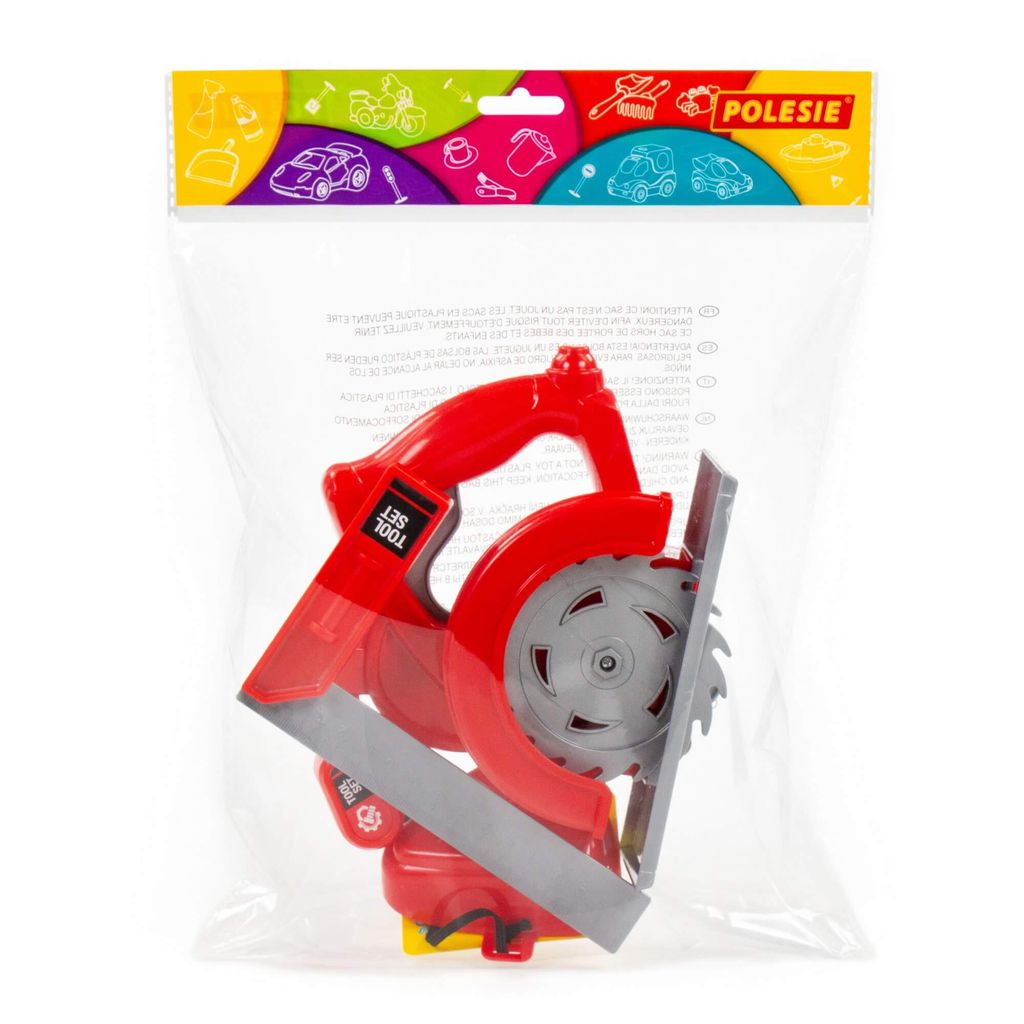 Набор инструментов №26 (циркулярная пила, угольник, респиратор) - Полесье фото 6