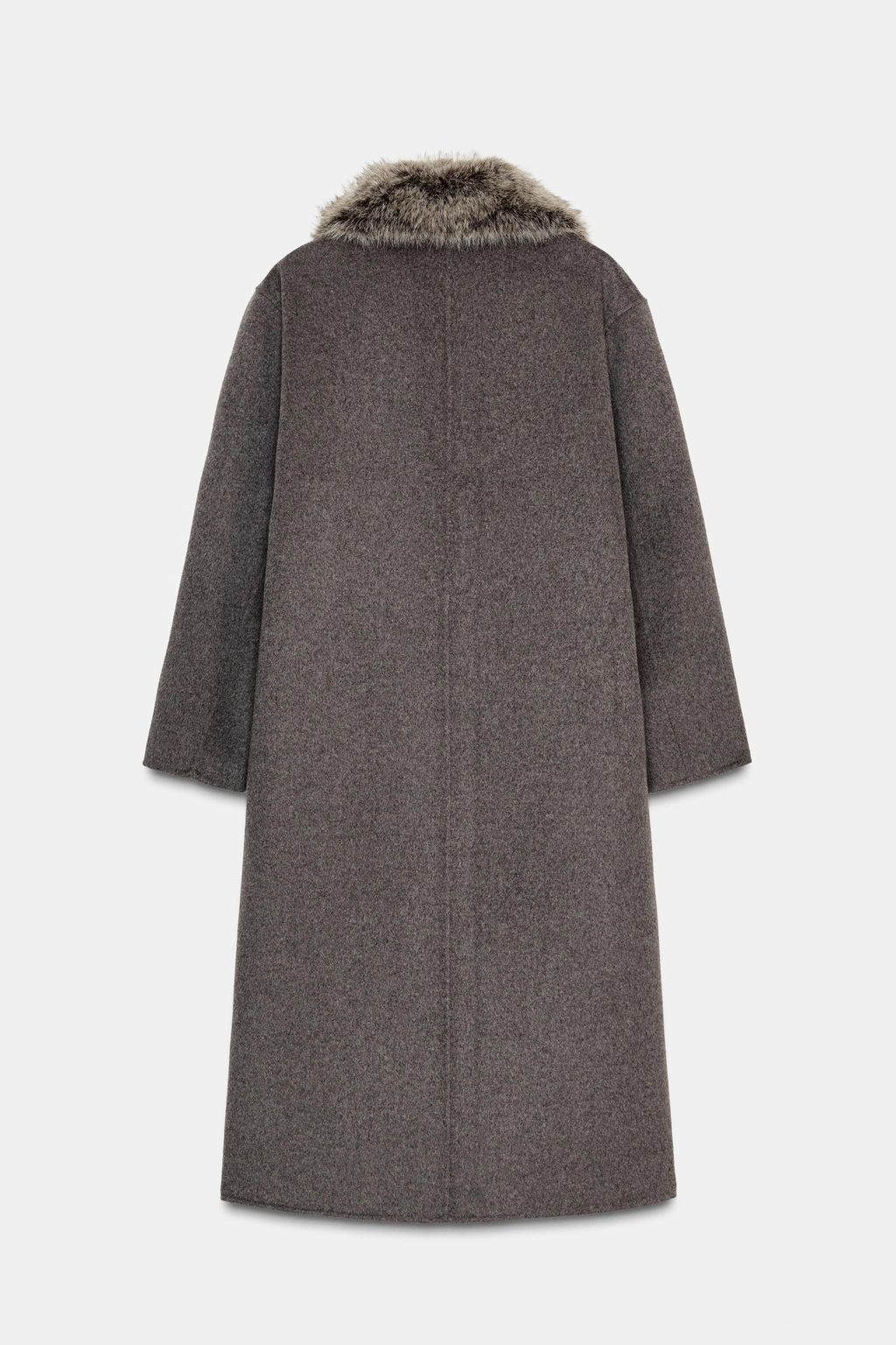 ZW COLLECTION LIMITED EDITION WOOL BLEND COAT - Zara фото 9