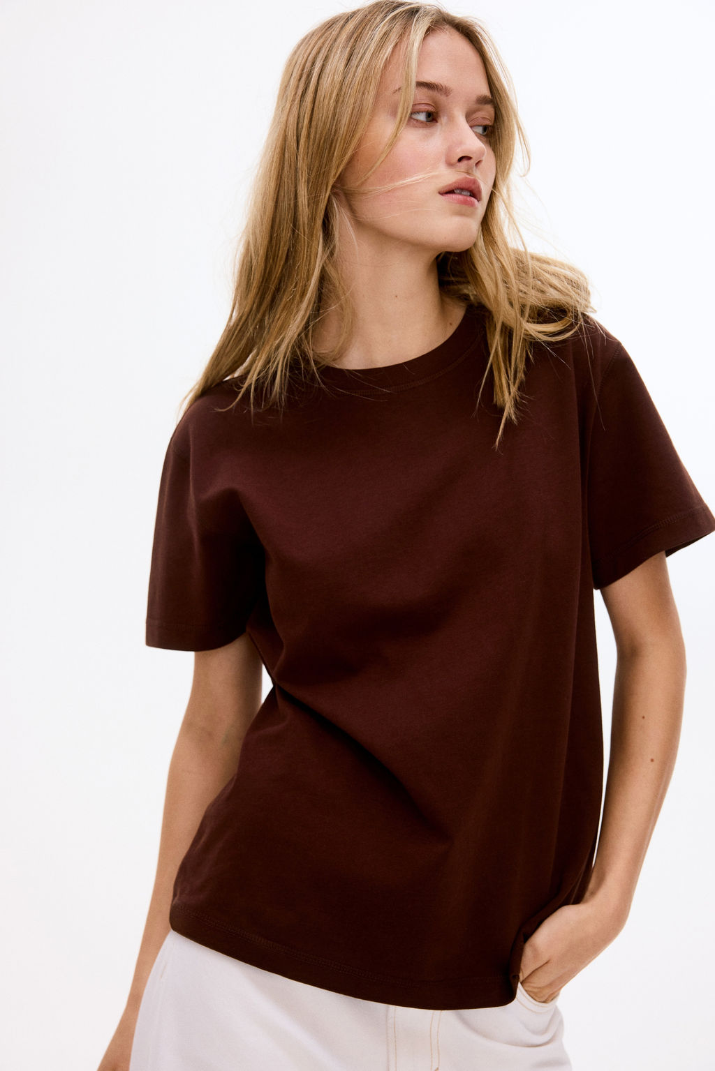 Camiseta oversize de algod?n - H&m фото 8