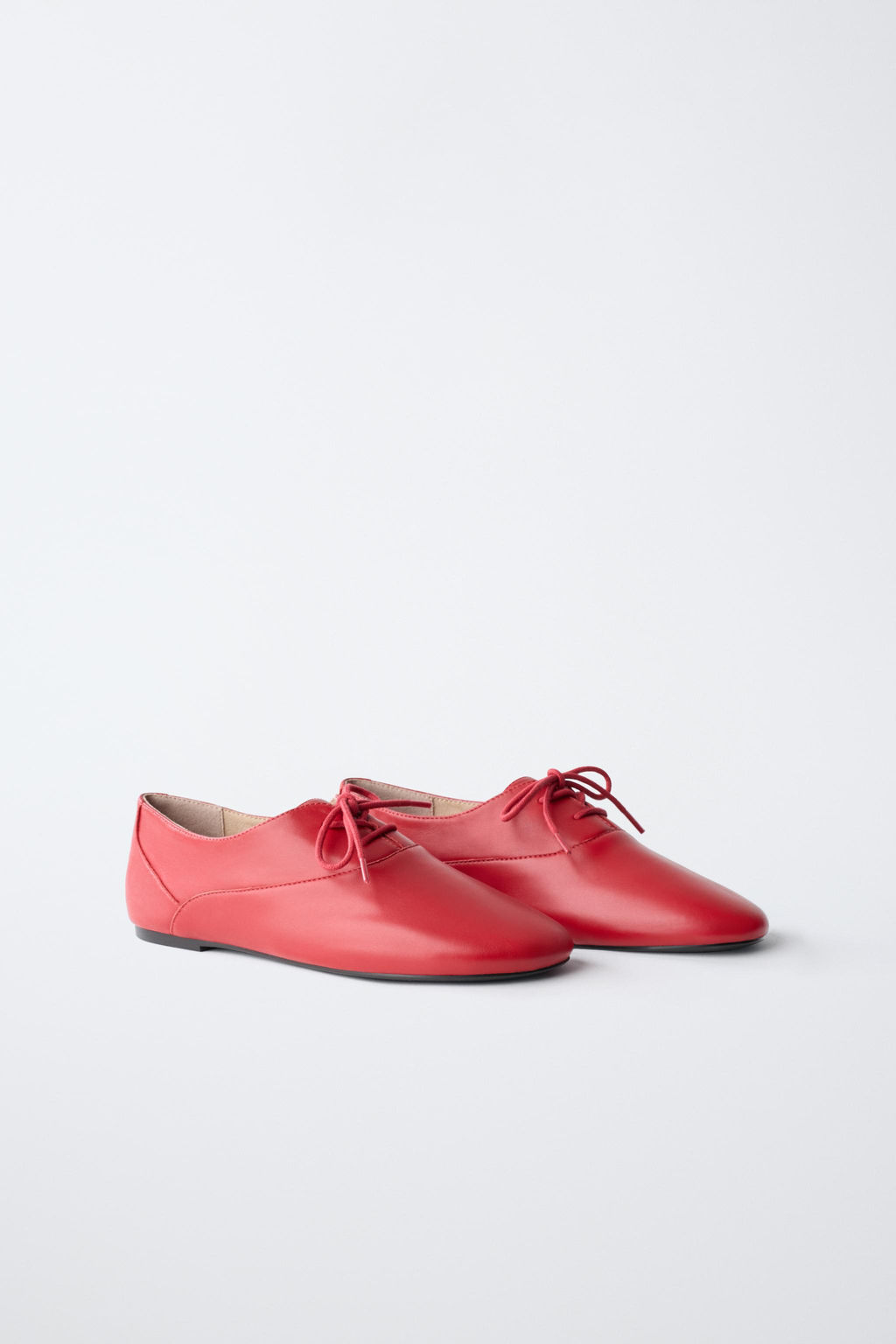 BLUCHER CORDONES PIEL / Rojo - Zara фото 2