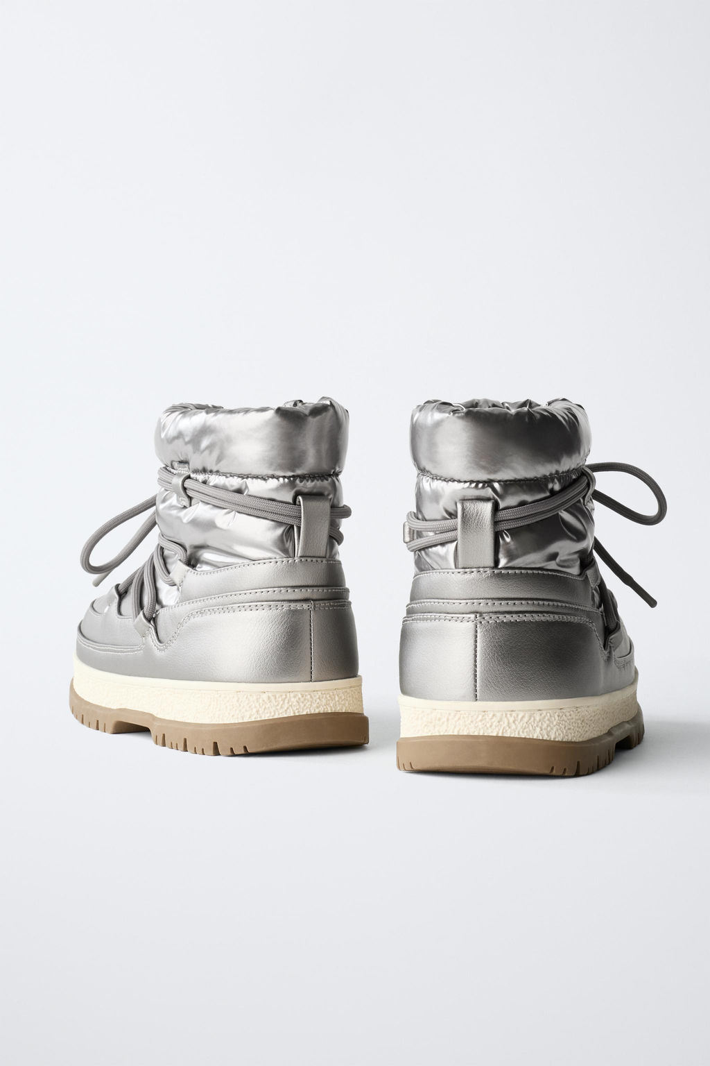 METALLIC ANKLE BOOTS - Zara фото 5