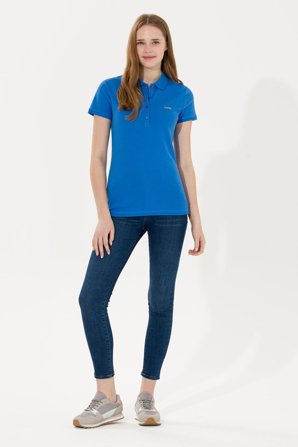 U. S. Polo Assn Женская футболка Saks Basic с воротником-поло - U.s. polo assn фото 4