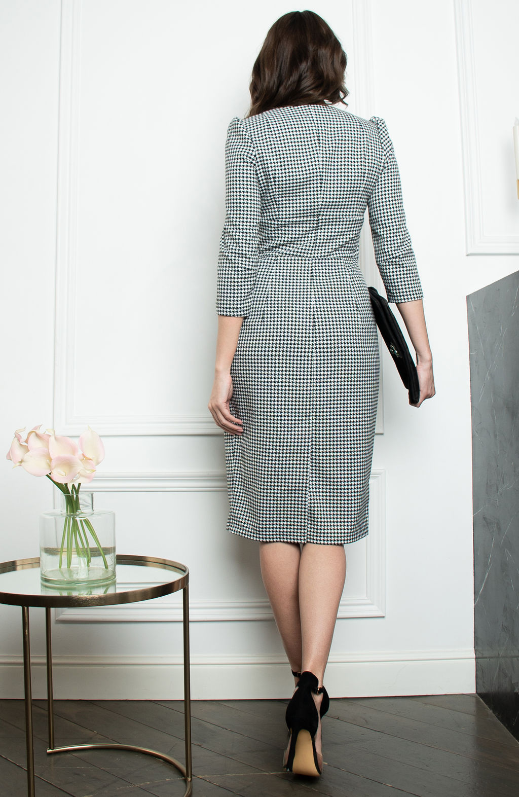 Платье-футляр гусиная лапка - Donna saggia фото 2