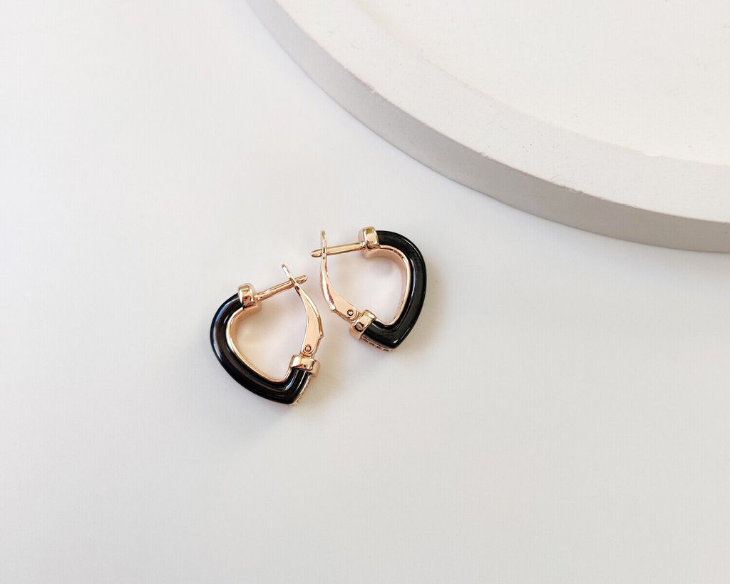 Серьги с керамикой