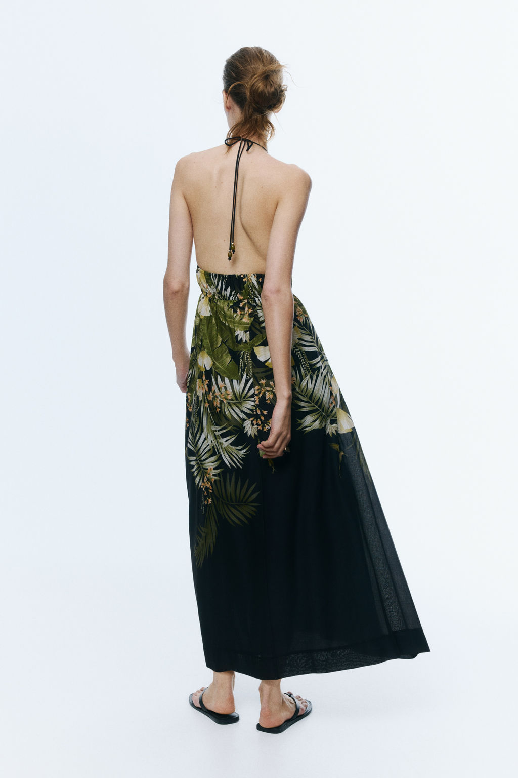 Vestido halter con vuelo - H&m фото 3