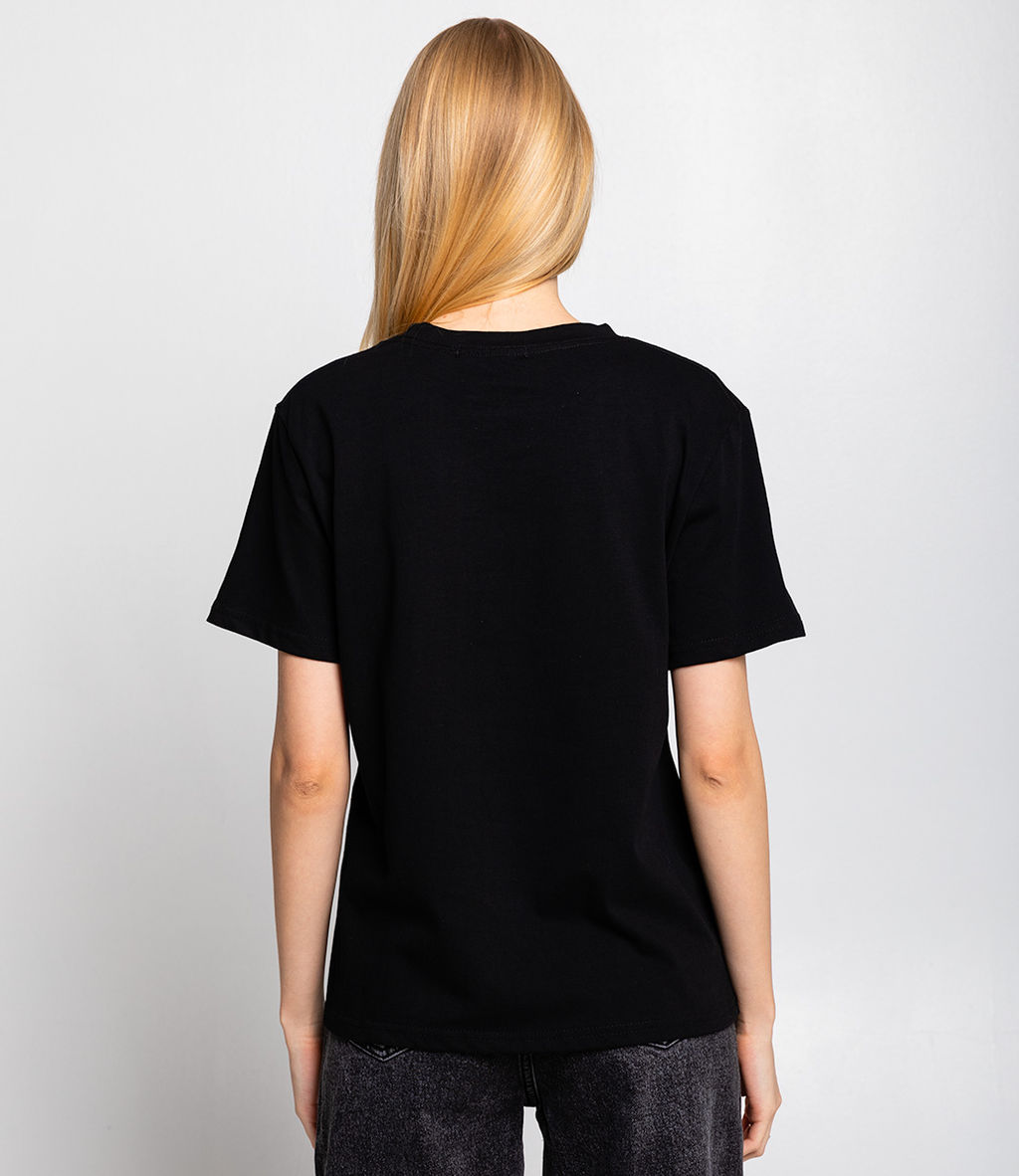 Футболка #КТ6696, чёрный