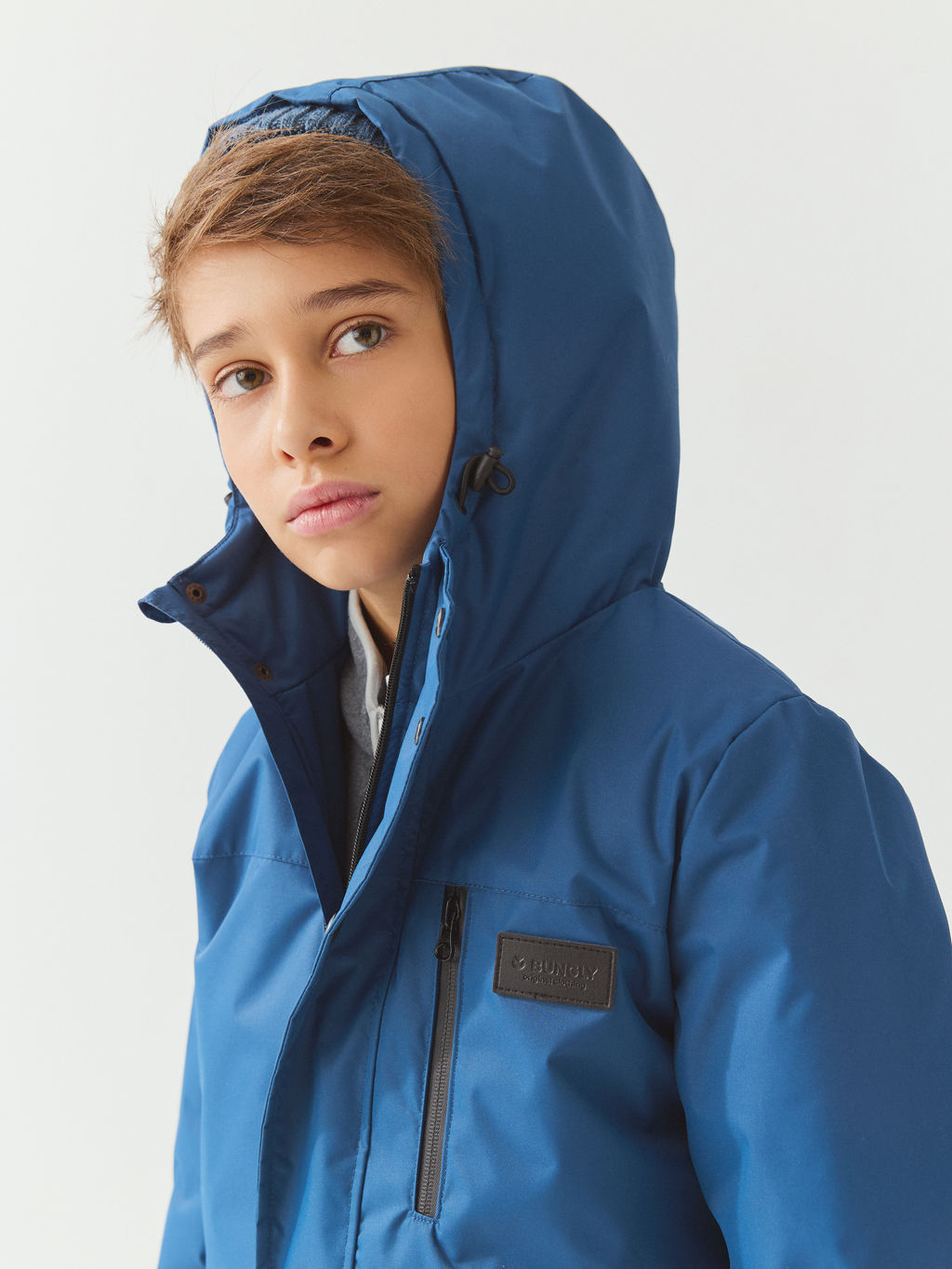 Парка демисезонная Деним 7+ - Bungly фото 8