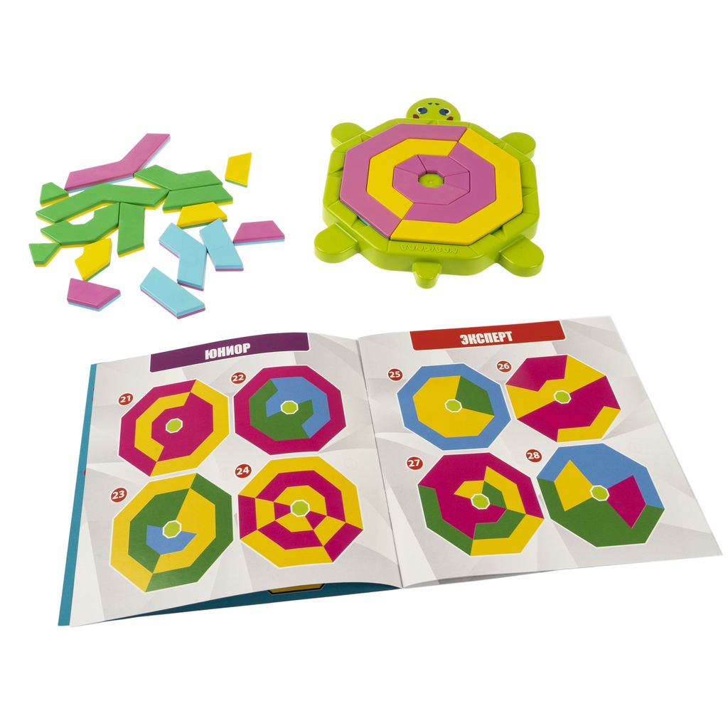 Игра настольная логическая с т.з.Bondibon ЦВЕТНАЯ ЧЕРЕПАШКА фото 14
