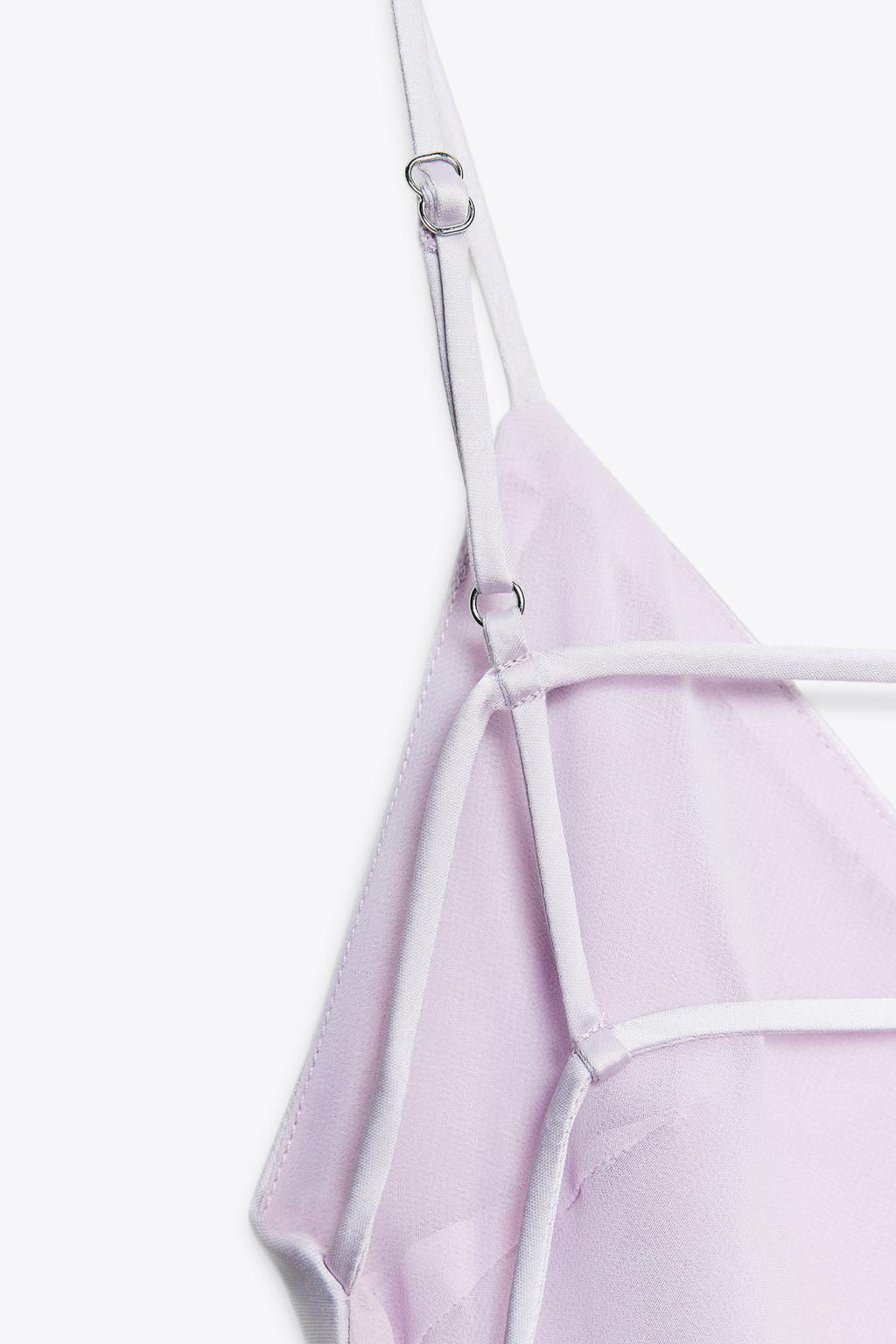 SATIN MIDI DRESS - Zara фото 16