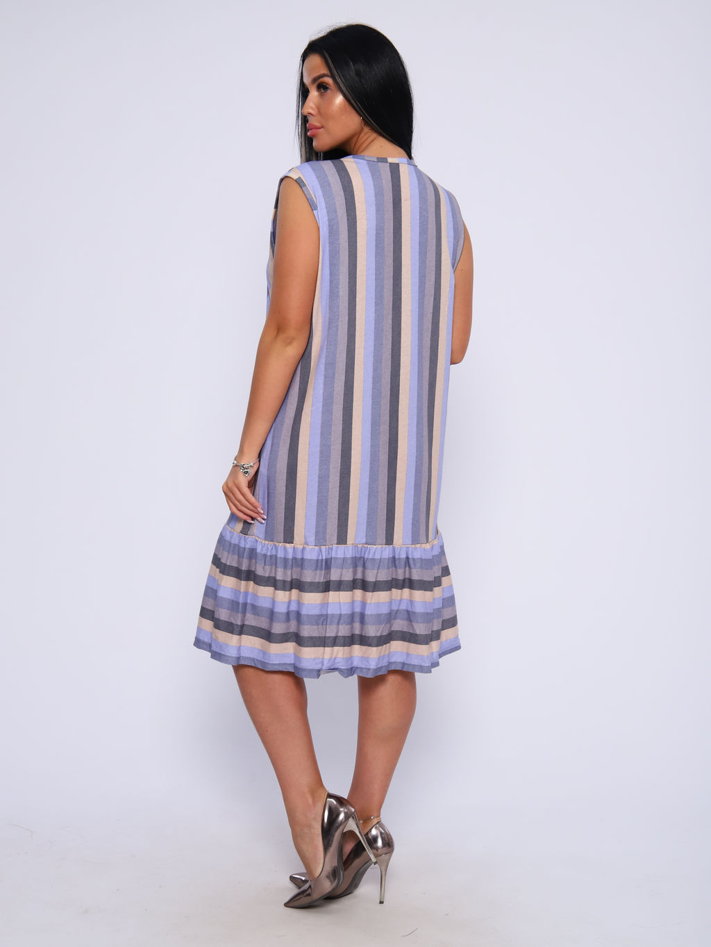 М387 Платье Виктория (полоса) - Иванушка-трикотаж фото 8