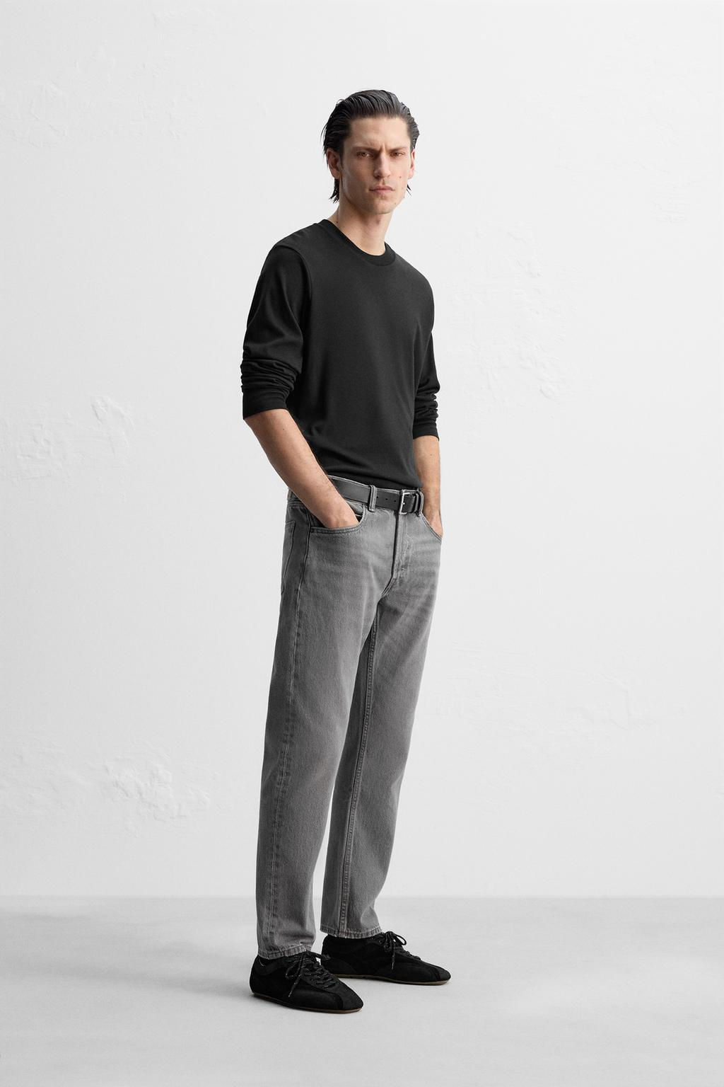 STRAIGHT-FIT REGULAR JEANS - Zara фото 6