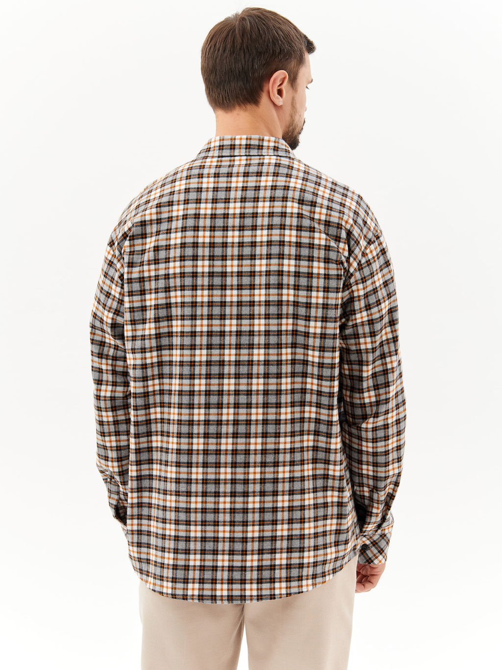 Сорочка мужская длинный рукав GREG S355/211/2025/1