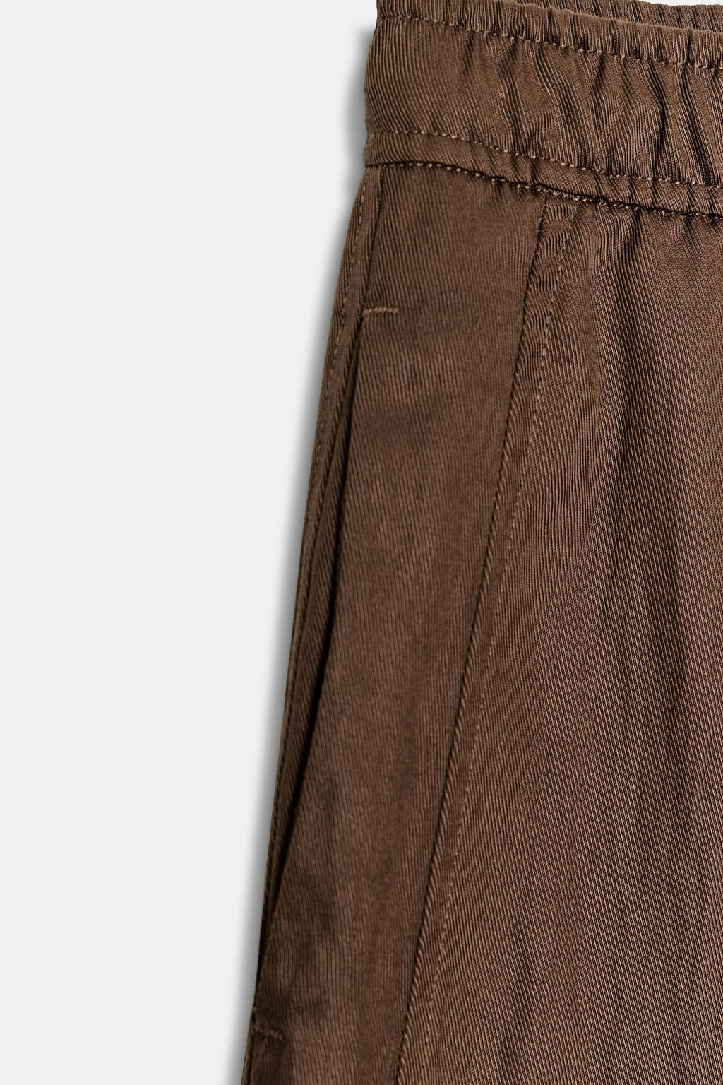 PANTAL?N PIJAMERO BALLOON / Marr?n chocolate - Zara фото 9