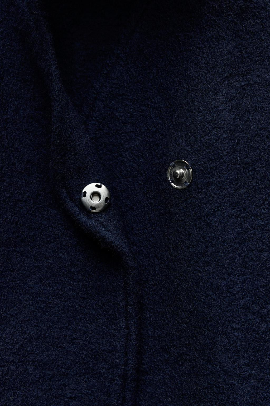 100% WOOL SCARF JACKET - Zara фото 6