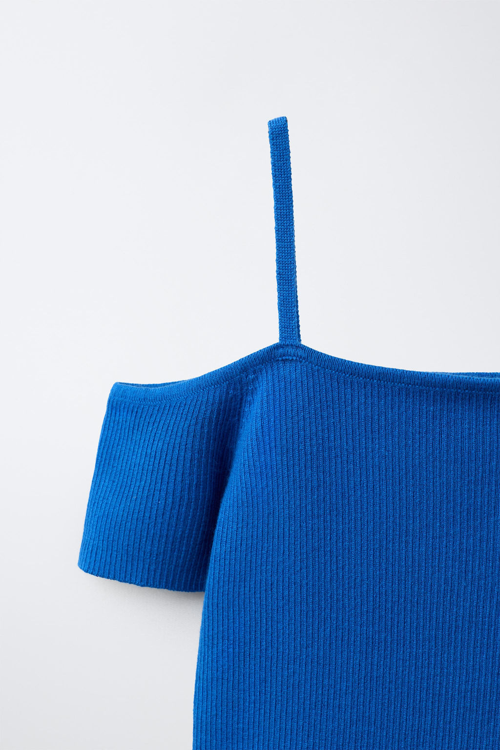 TOP RIB / Azul el?ctrico