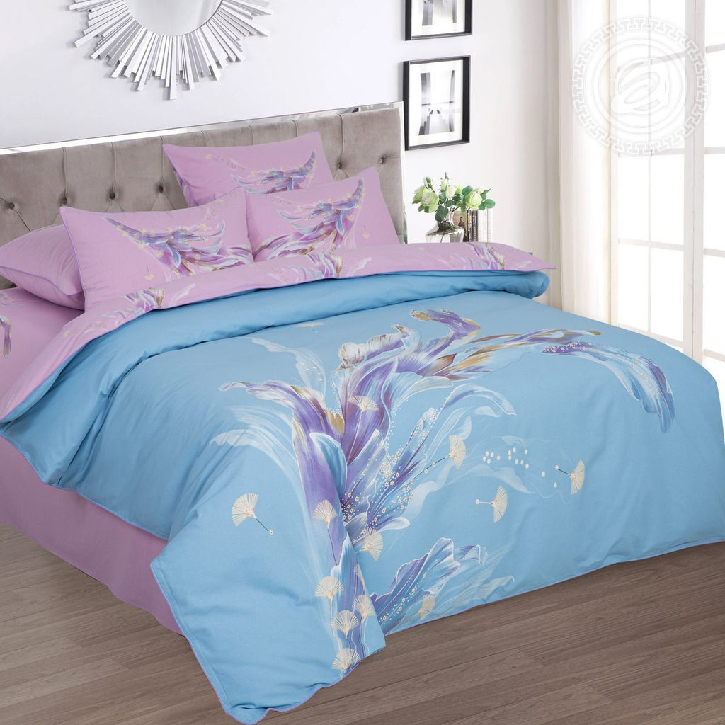 Постельное белье Луиза (велюр) Евро/Пододеяльник: 1 шт. - 220*200; Простыня: 1 шт. - 260*240; Наволочка: 2 шт. - 70*70; Наволочка: 2 шт. - 50*70; Велюр - Арт элегант фото 2