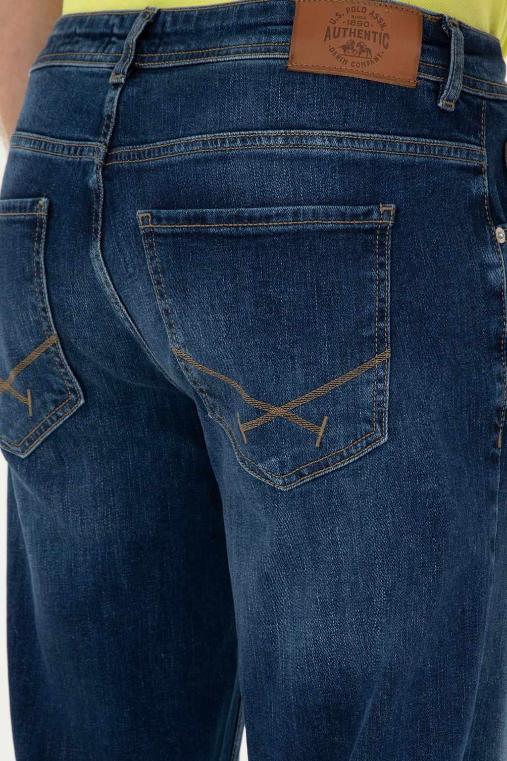 U. S. Polo Assn / Мужские сиреневые джинсовые брюки - U.s. polo assn фото 12