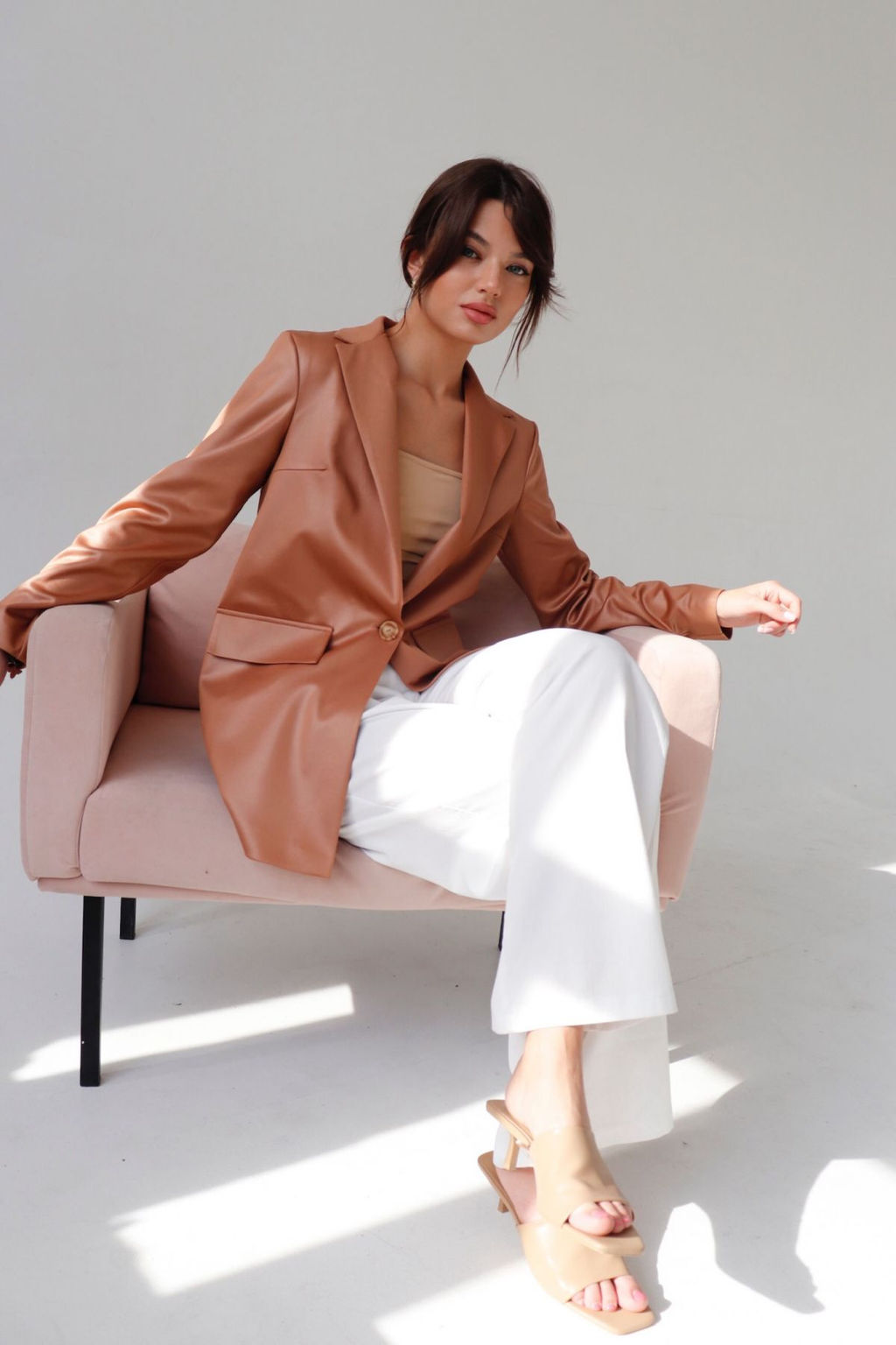 Жакет удлинённый с английским воротником - Martichelli фото 157