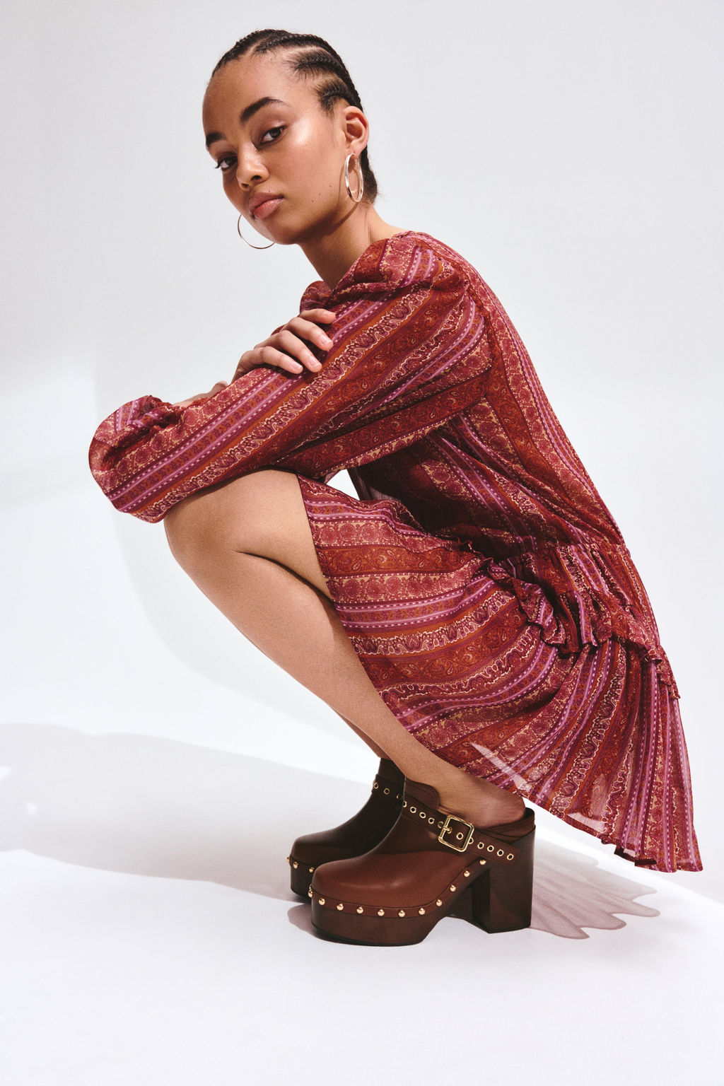 Zuecos de tac?n con plataforma - H&m фото 4