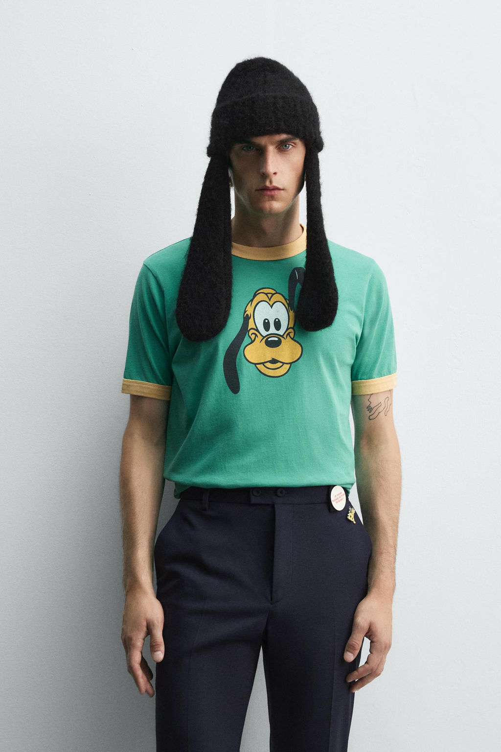 PLUTO T-SHIRT HARRY LAMBERT FOR ZARA X DISNEY  фото 2