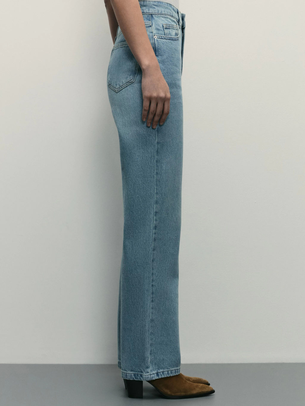 Джинсы straight с высокой посадкой / Zarina фото 3