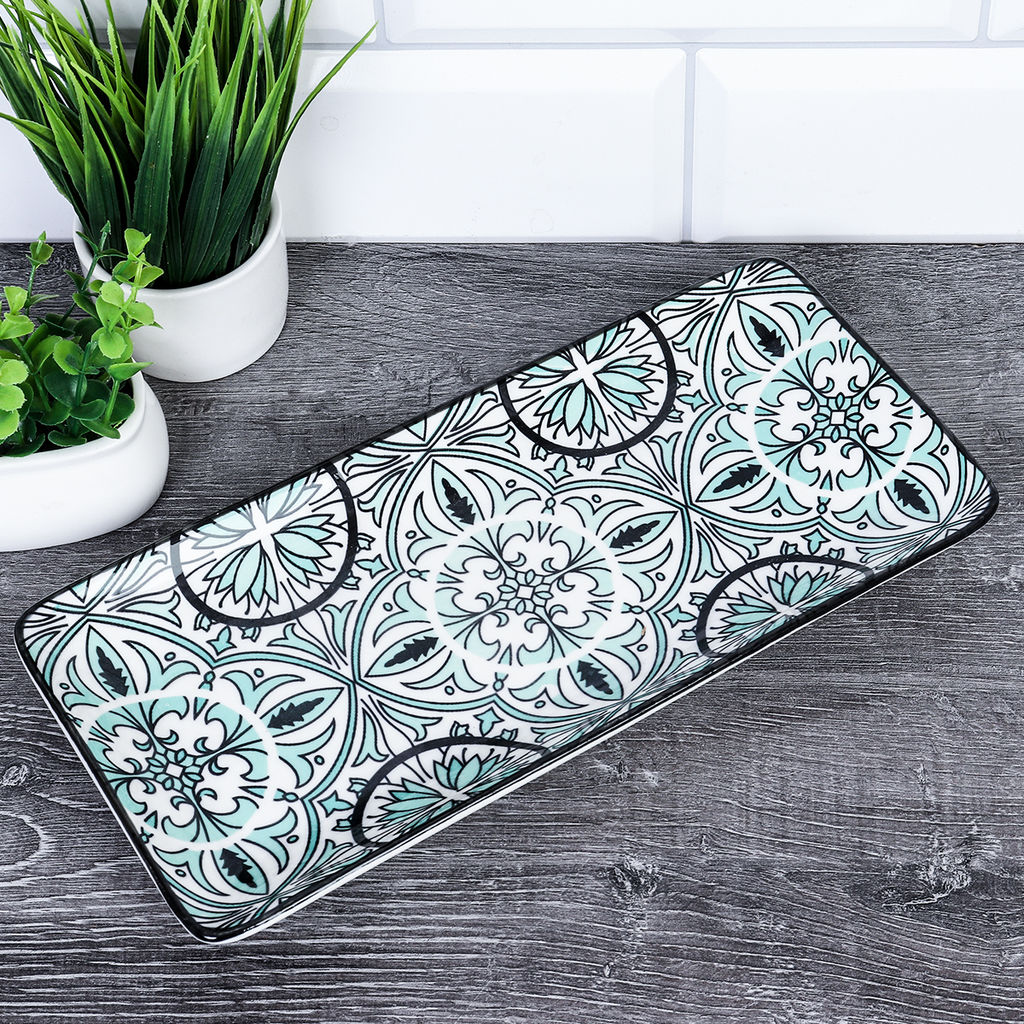 Блюдо прямоугольное 25х12 см / ZY033 / уп 60 - Галеонтрейд фото 10