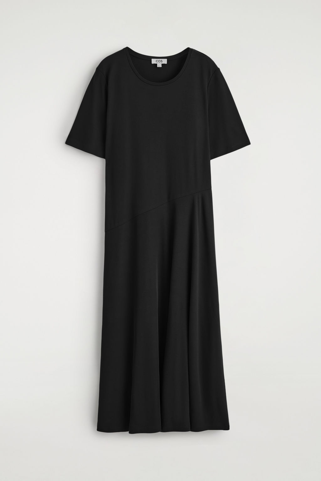 VESTIDO MIDI DE ALGOD?N DRAPEADO