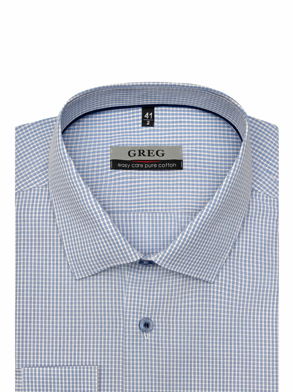 Сорочка мужская длинный рукав GREG 124/231/6177/Z/1p  фото 3