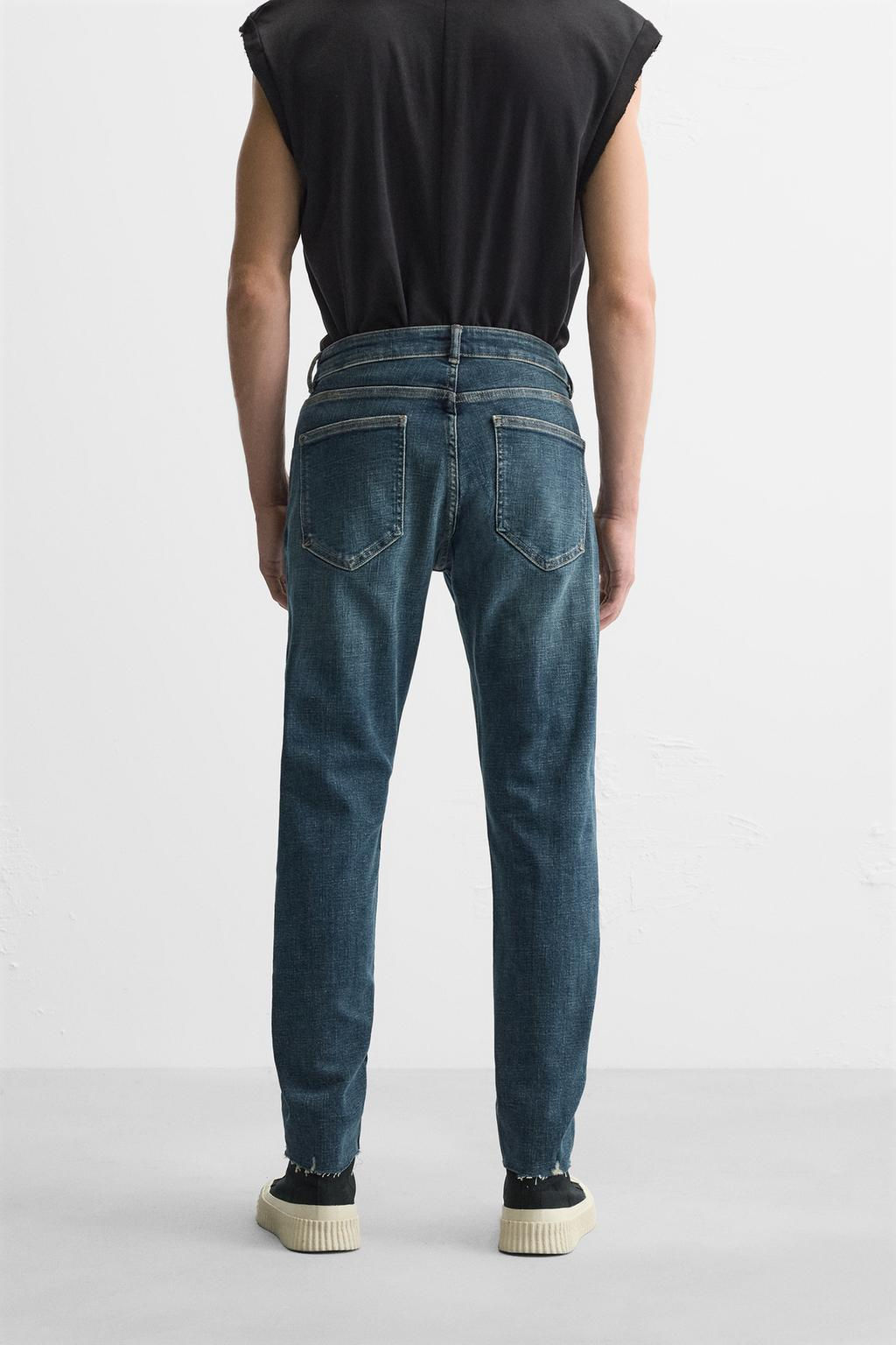 RIPPED SKINNY FIT JEANS - Zara фото 3