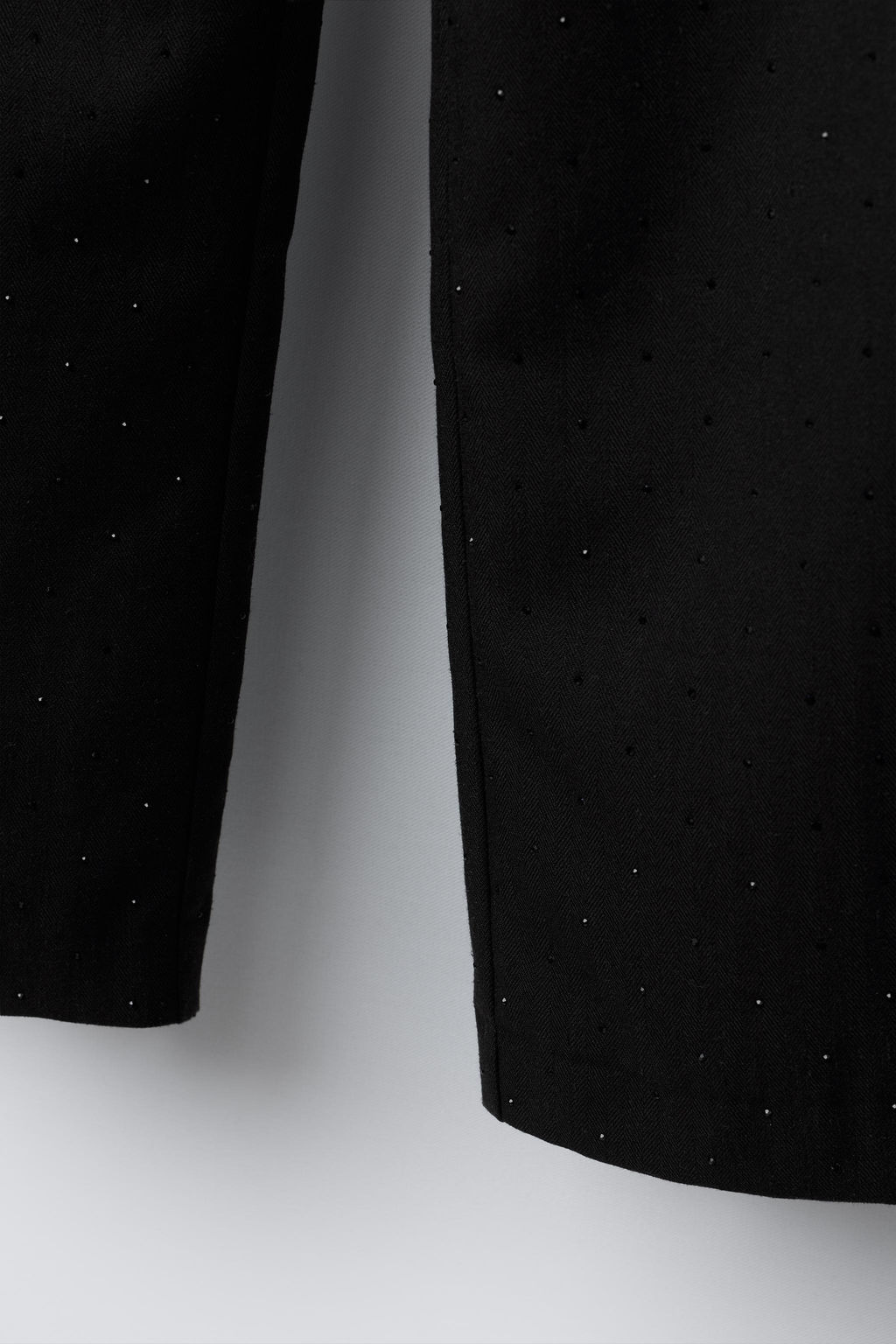 WIDE-LEG RHINESTONE TROUSERS - Zara фото 4