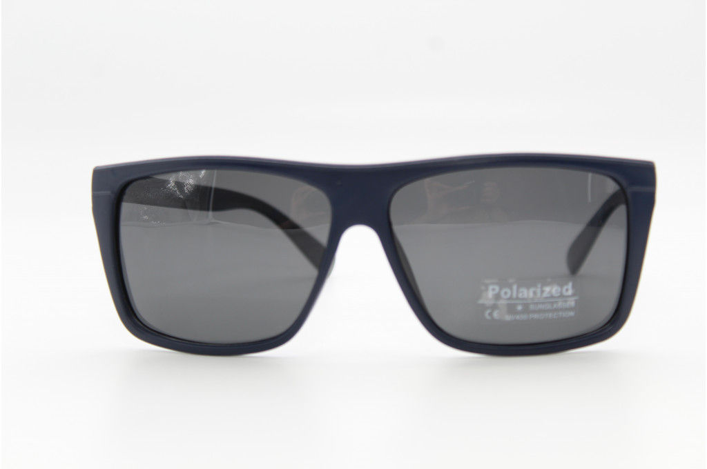 Солнцезащитные очки DECOROZZA POLARIZED 1006 59-14-136 C9 матов. синий