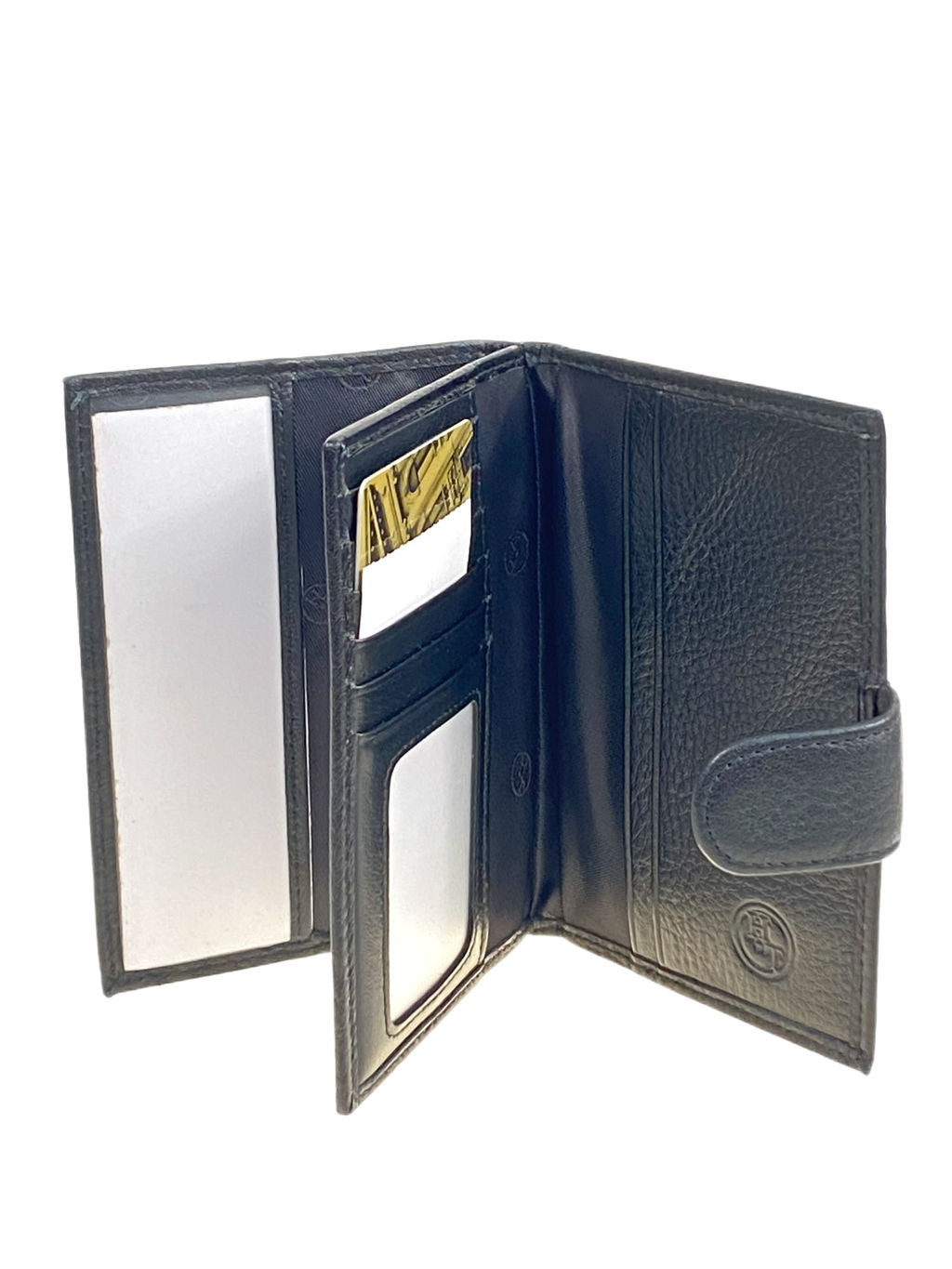 Обложка для паспорта и автодокументов из натуральной кожи, цвет черный - Greta фото 2