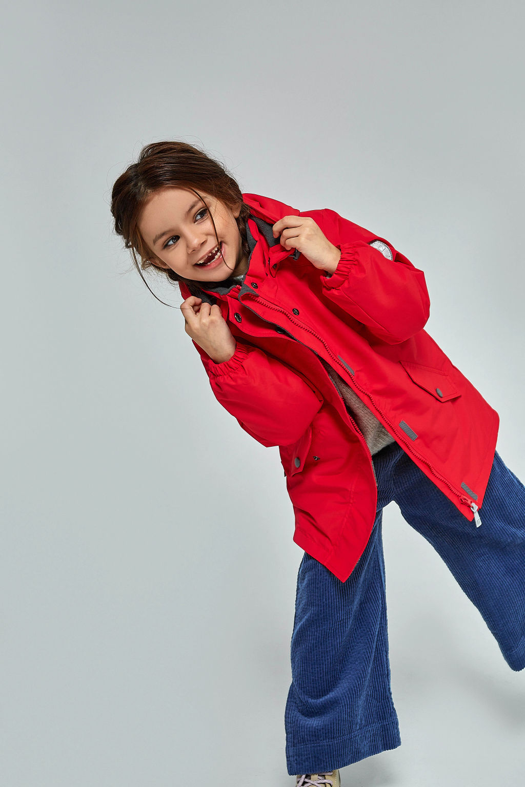 Куртка демисезонная 20632-327 кораллово-красный