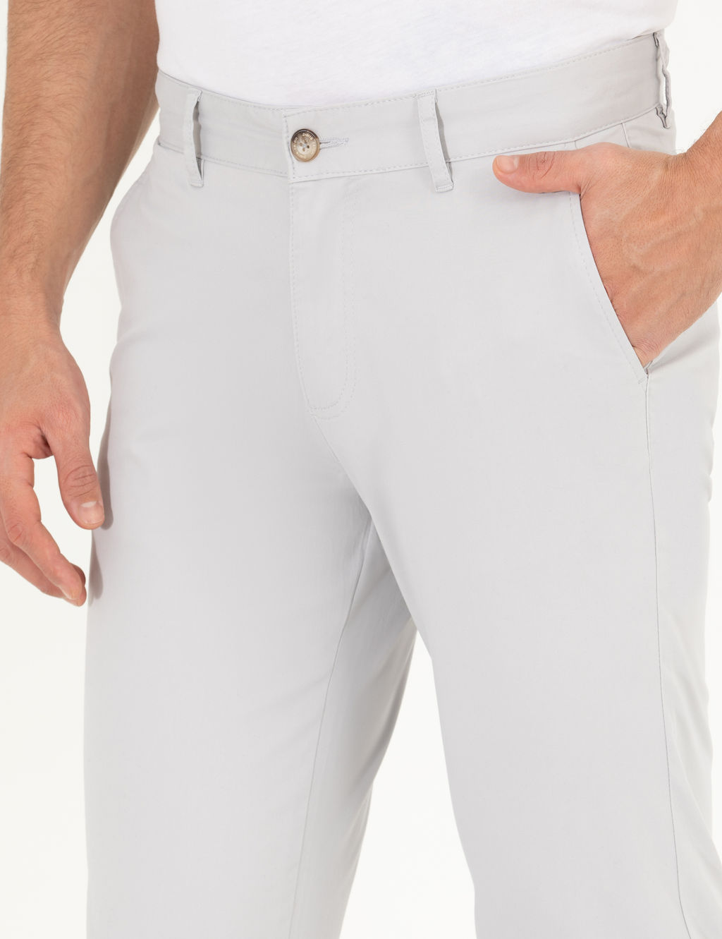 Camel Regular Fit Basic Kanvas Pantolon