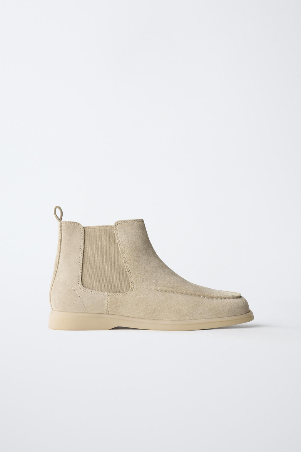 LEATHER DECK ANKLE BOOTS - Zara фото 8
