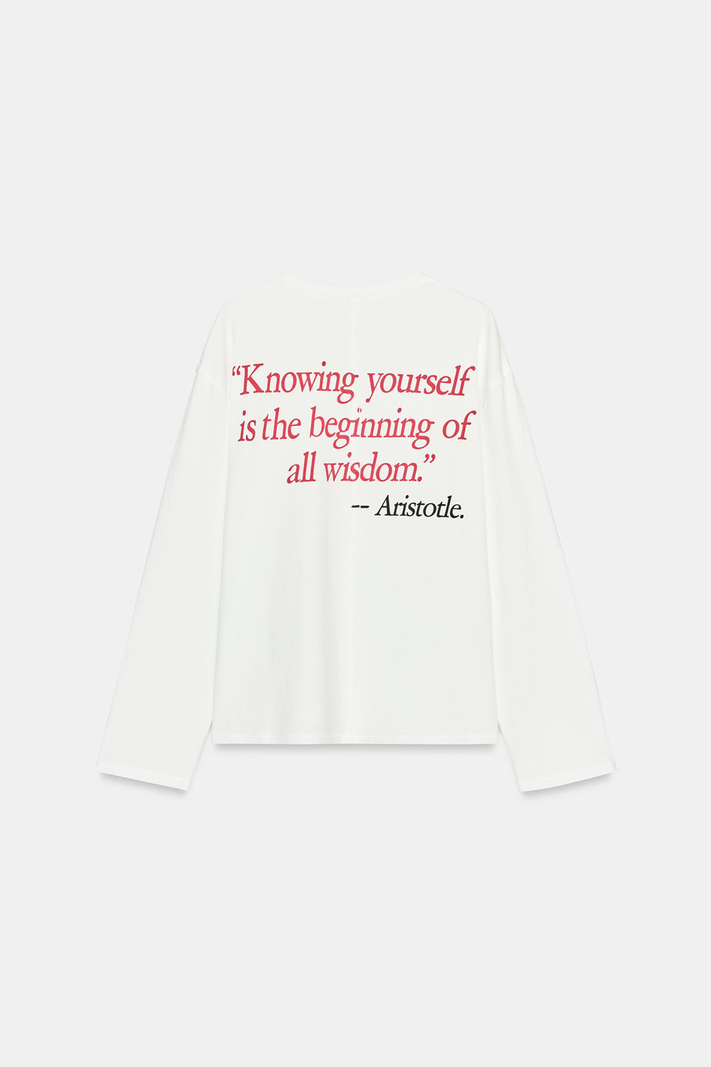 LONG SLEEVE SLOGAN T-SHIRT - Zara фото 11