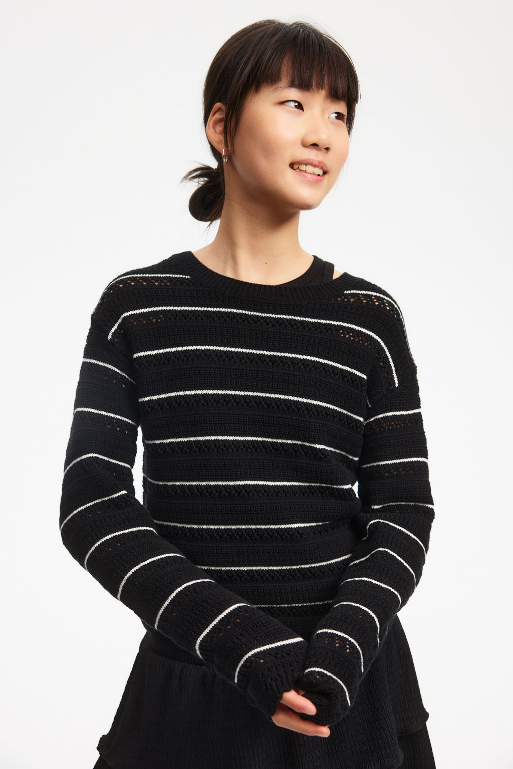 Jersey en punto pointelle de algod?n - H&m фото 3