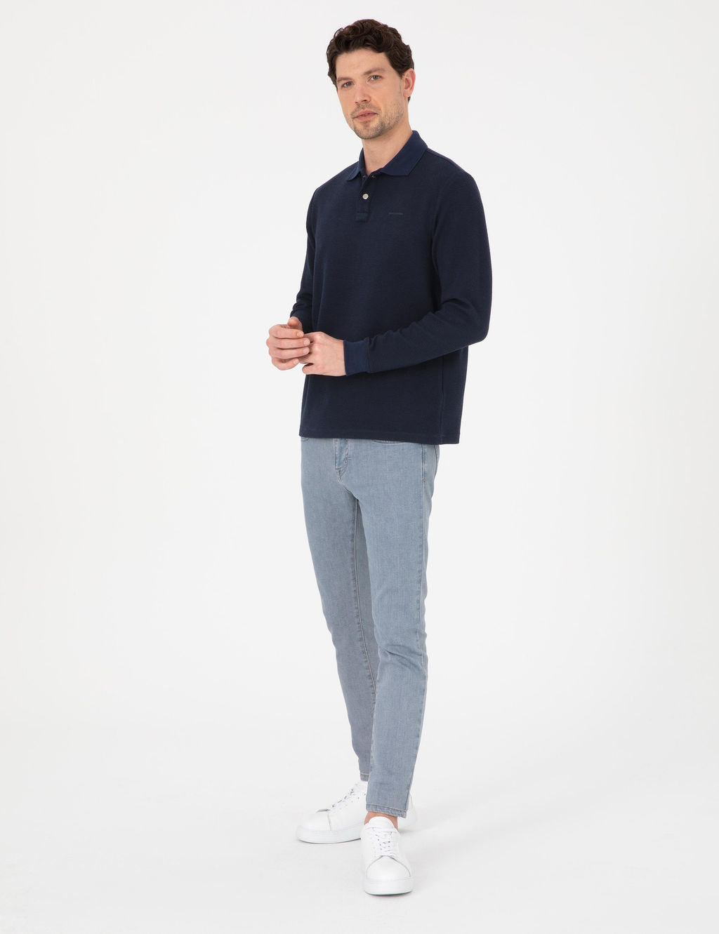 Lacivert Regular Fit Sweatshirt - Pierre cardin фото 4