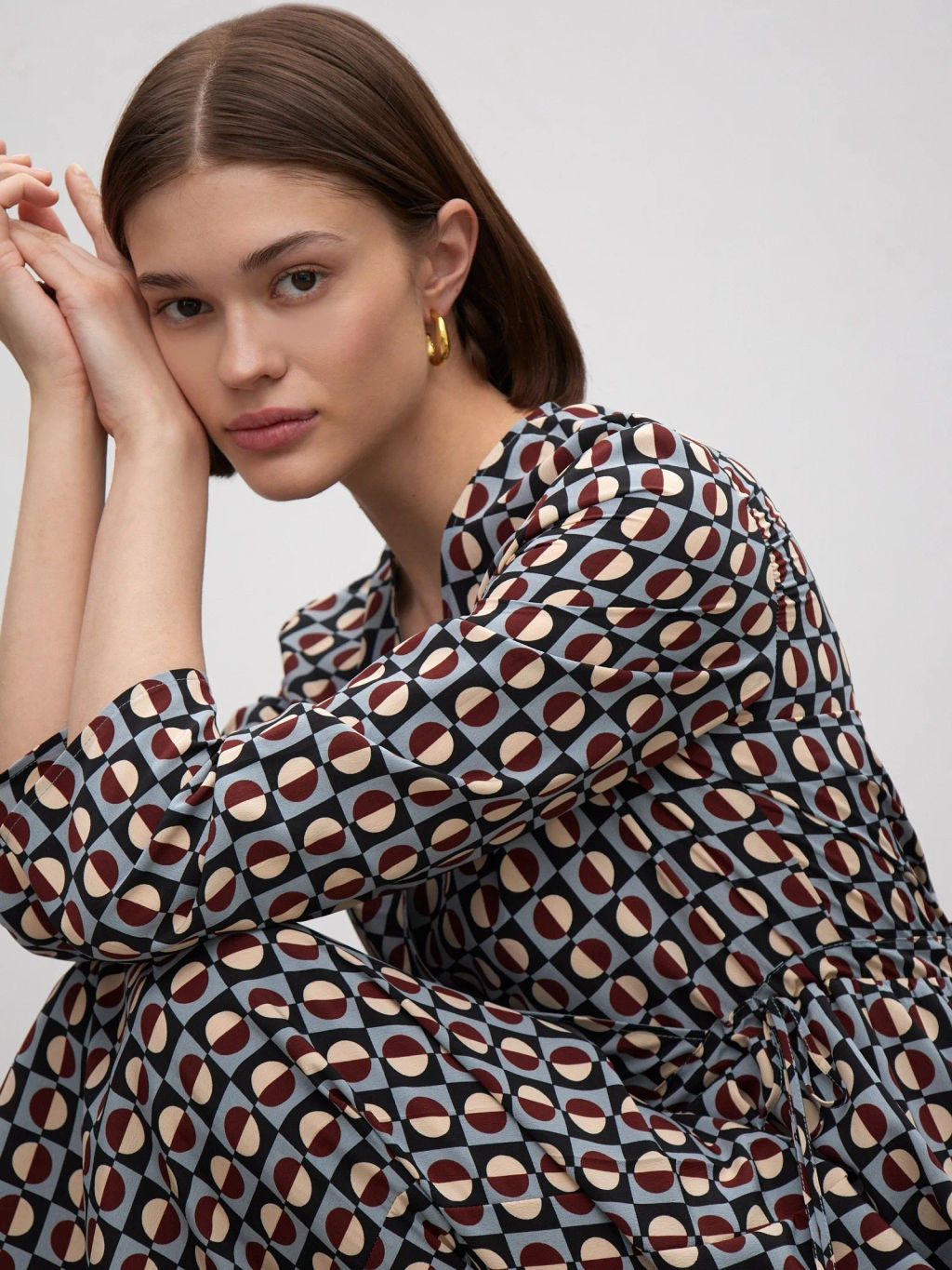 Платье с принтом, PL1078/reflect