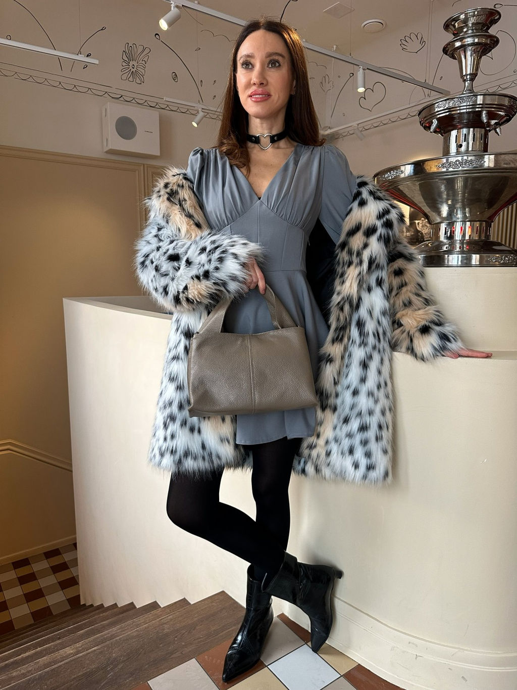 Сумка женская из телячьей кожи