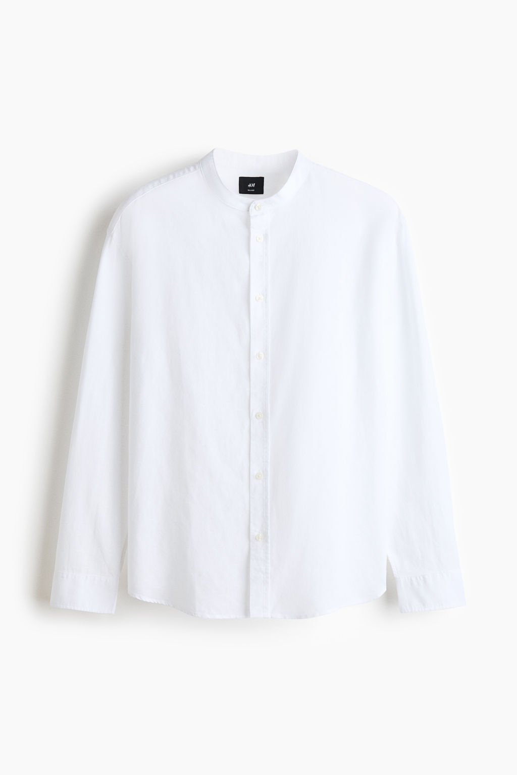 Camisa en mezcla de lino Relaxed Fit - H&m фото 2