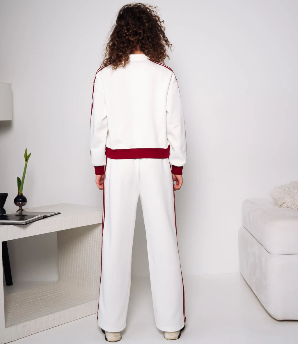 Спортивный костюм #КТ8008 (4), белый