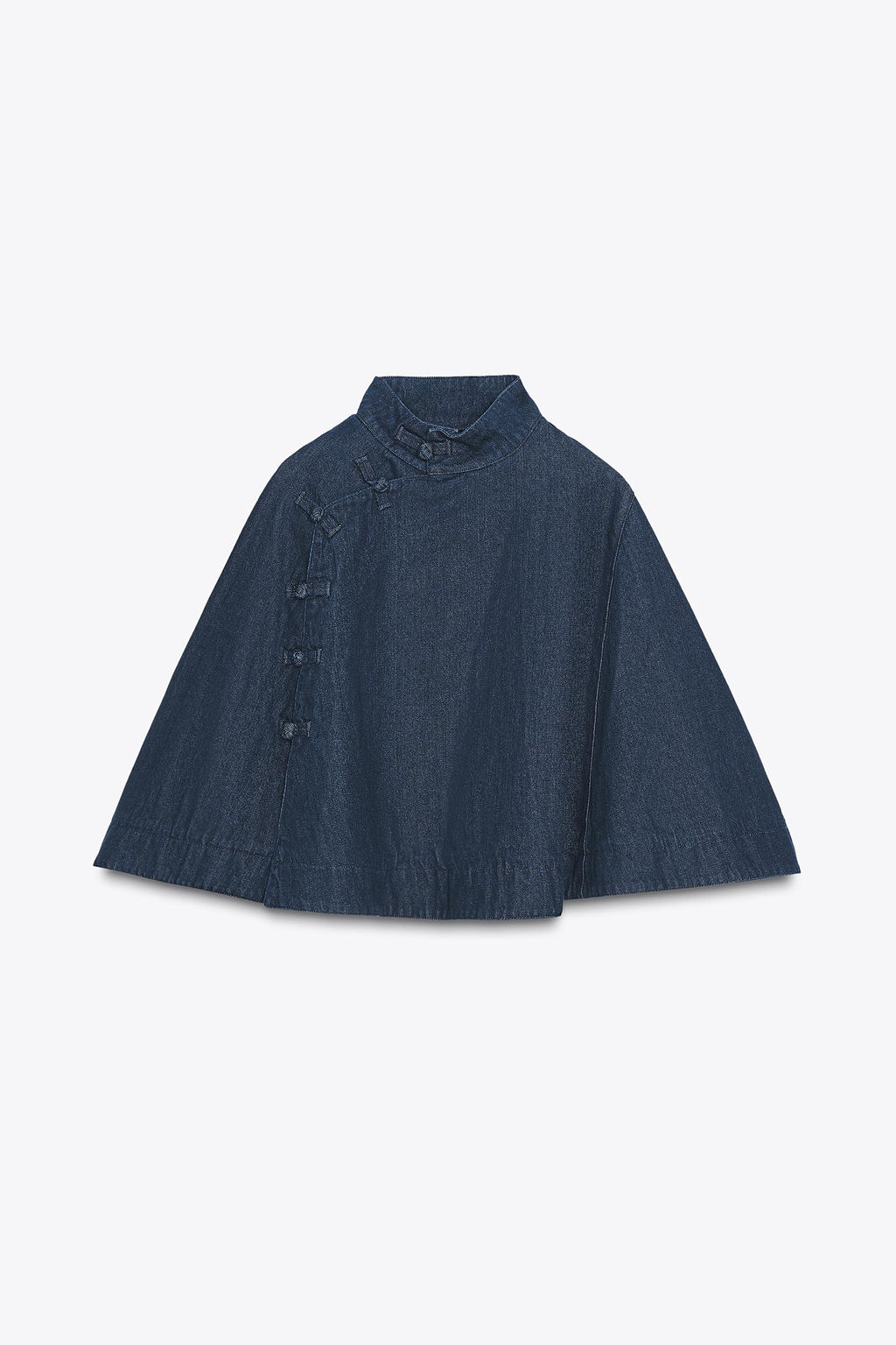 DENIM CAPE WITH TOGGLES - Zara фото 7