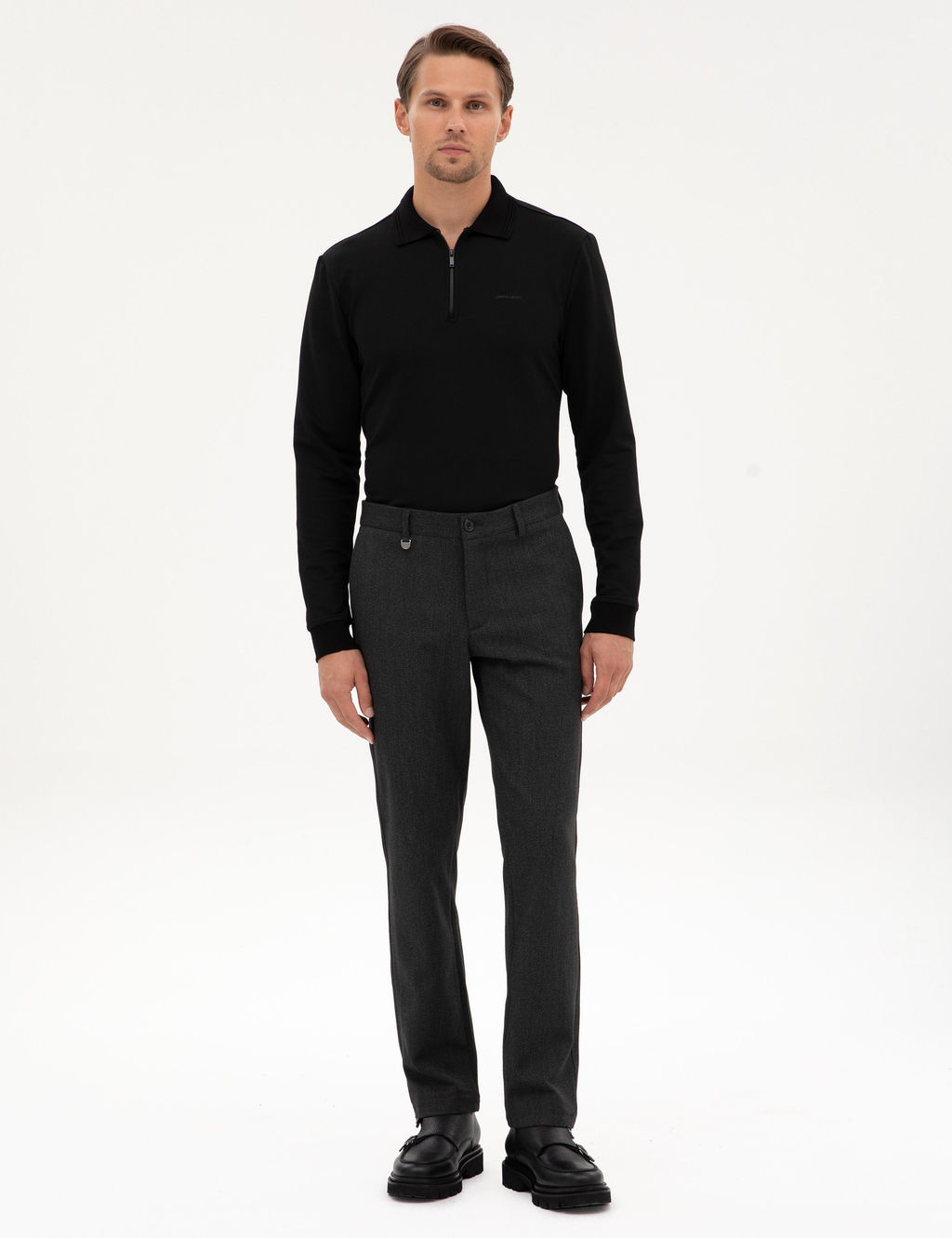 Antrasit Slim Fit Kuma_ Pantolon