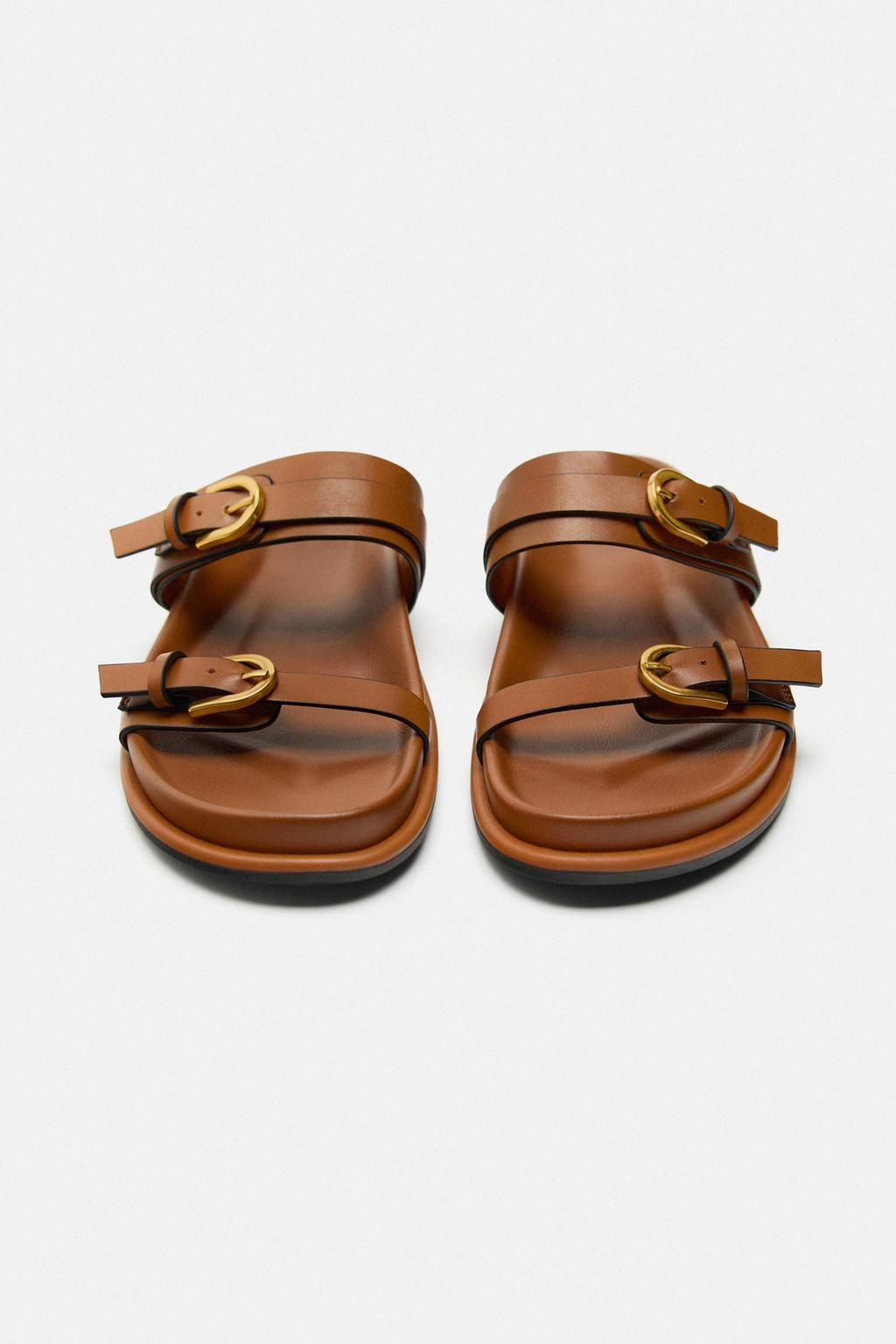 SANDALS WITH BUCKLES - Zara фото 9