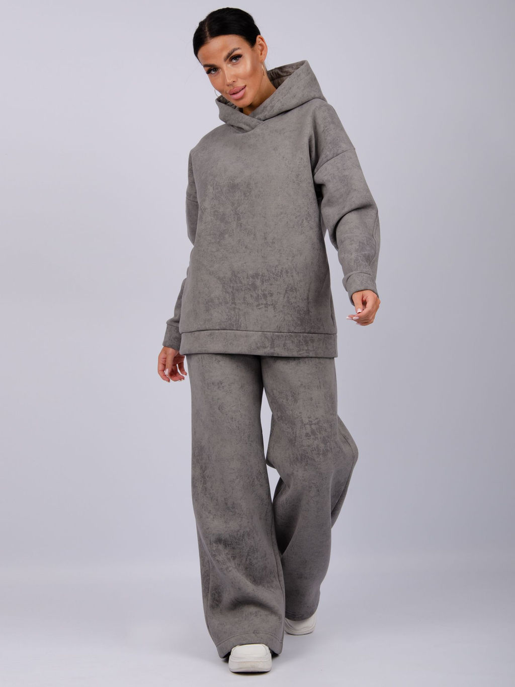 Костюм Винтаж чёрный, футер начес (М) - Малина фото 56