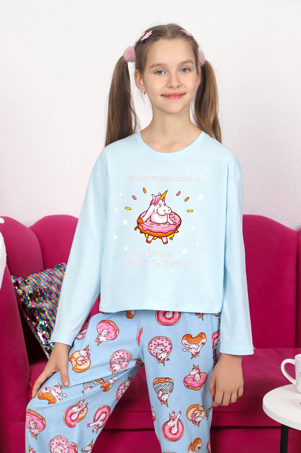 VIOTEX Пижама для девочки Единопончик-1