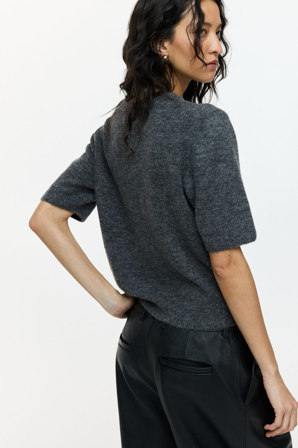 Camiseta en punto fino - H&m фото 5